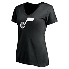 Utah Jazz Women's Primary Team Logo V-Neck T-Shirt