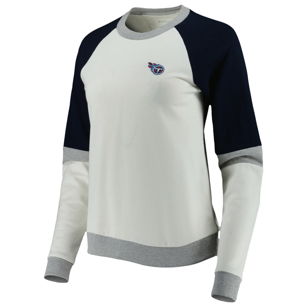 Antigua Women's Avenue Raglan Pullover Sweatshirt - Tennessee Titans Pullover