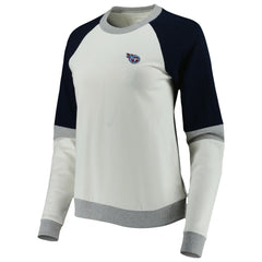 Antigua Women's Avenue Raglan Pullover Sweatshirt - Tennessee Titans Pullover