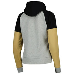 Antigua Women's Lightweight Jackpot Raglan Half-Zip Pullover Hoodie - New Orleans Saints Hoodies