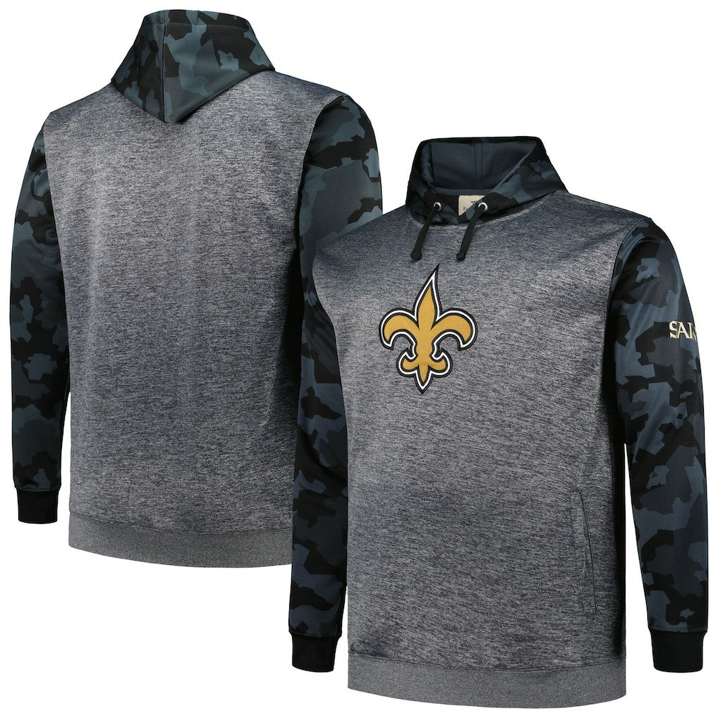 Big & Tall Camo Pullover Hoodie - New Orleans Saints Hoodies