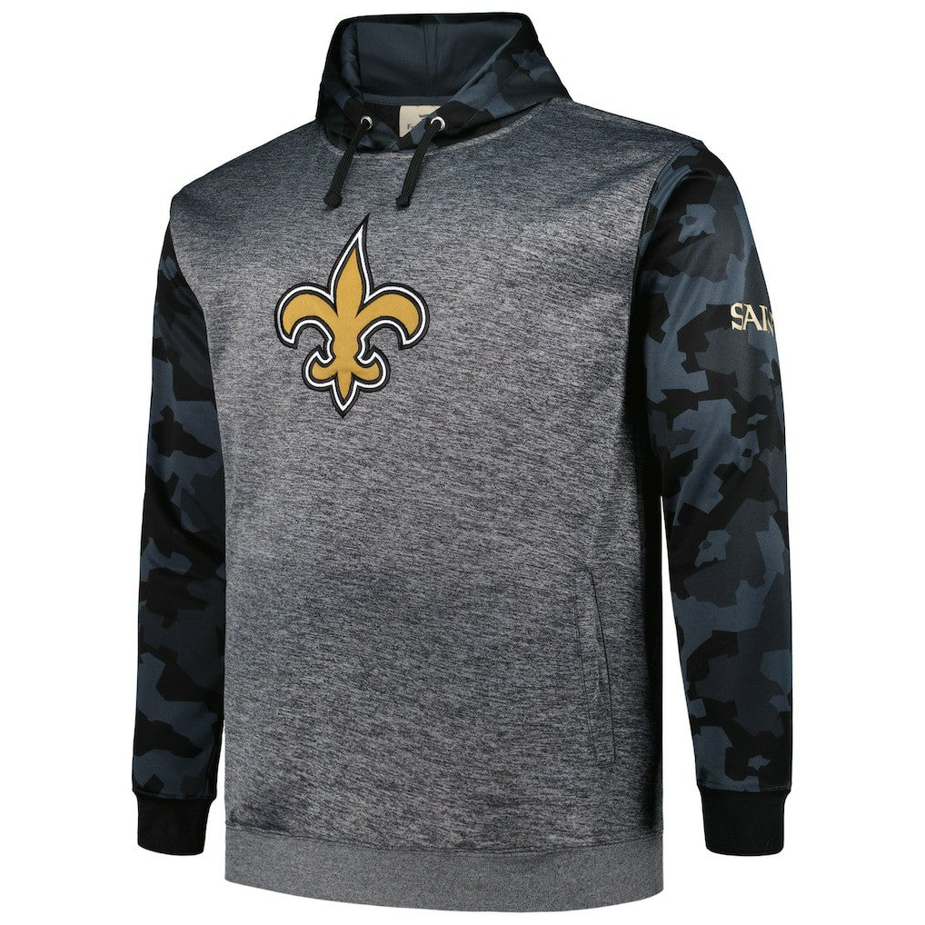 Big & Tall Camo Pullover Hoodie - New Orleans Saints Hoodies