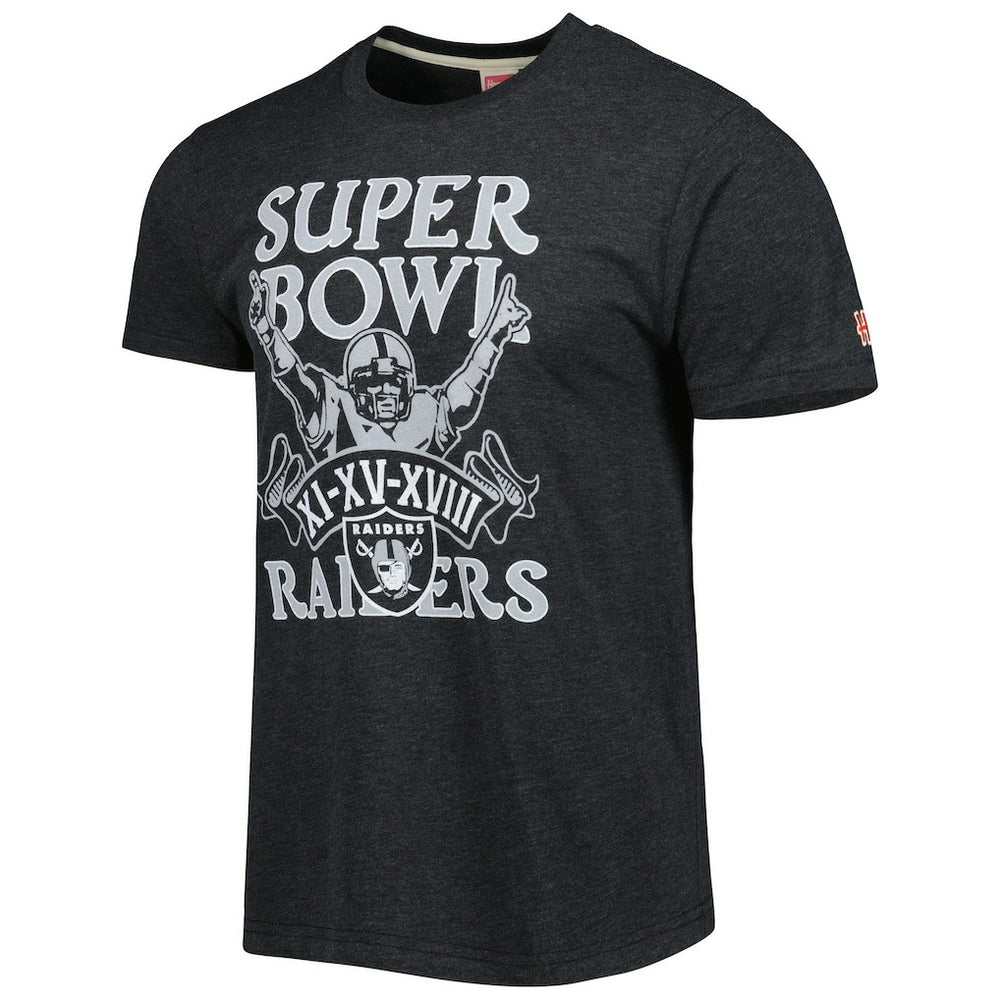 Homage Super Bowl Classics Tri-Blend T-Shirt - Las Vegas Raiders T-shirts