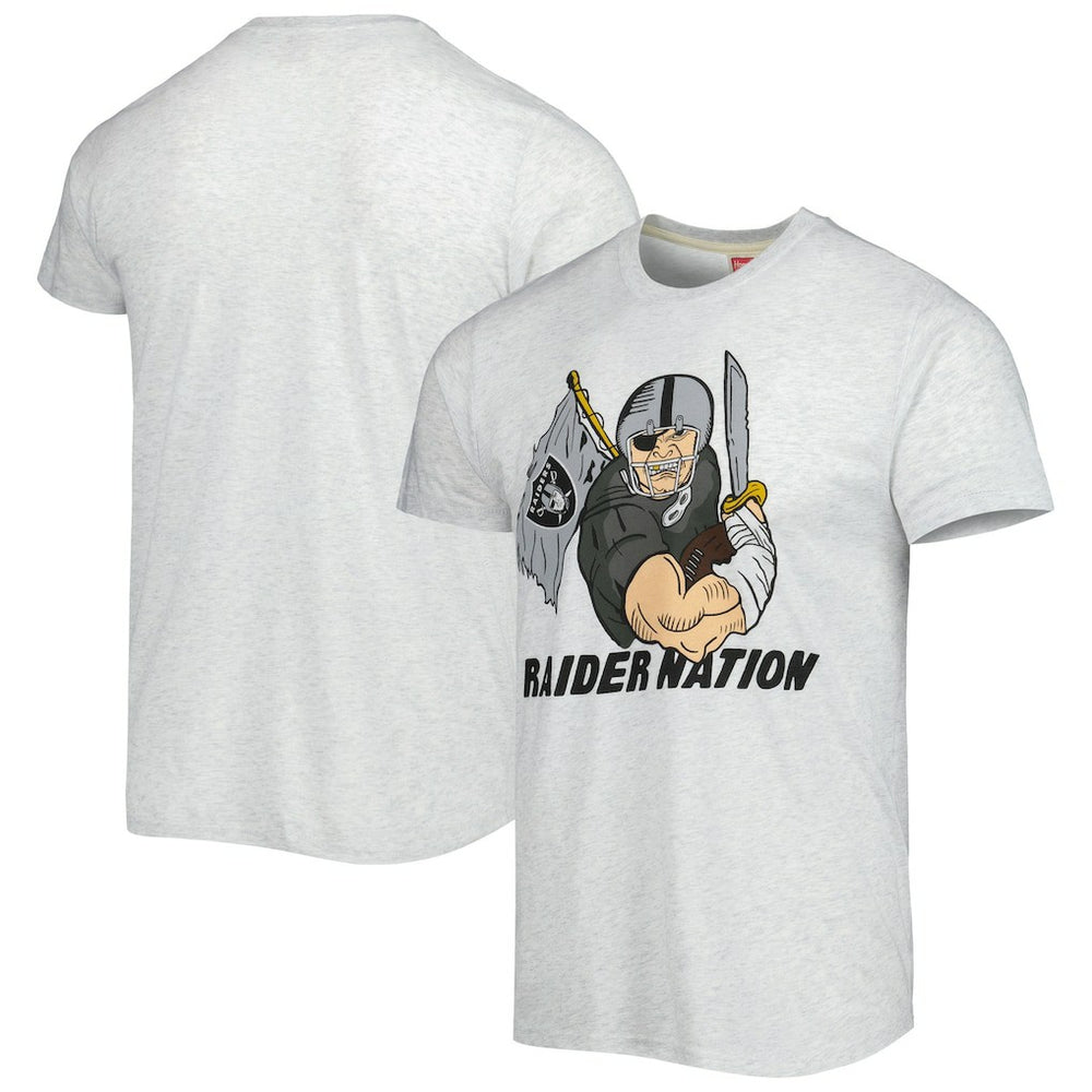Homage Hyper Local Tri-Blend T-Shirt - Las Vegas Raiders T-shirts