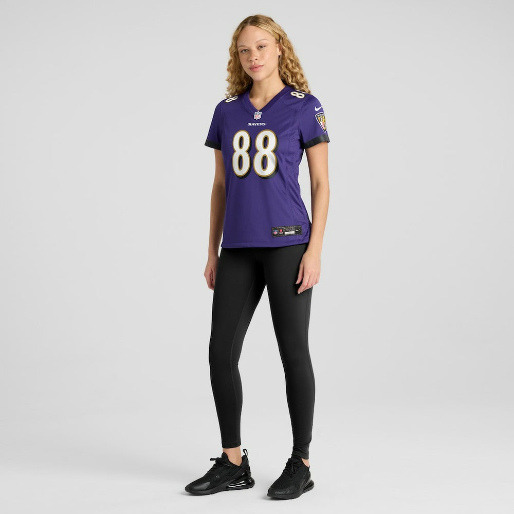 Charlie Kolar  Women's Player Game Jersey - Baltimore Ravens Jerseys