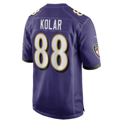 Charlie Kolar  Player Game Jersey - Baltimore Ravens Jerseys