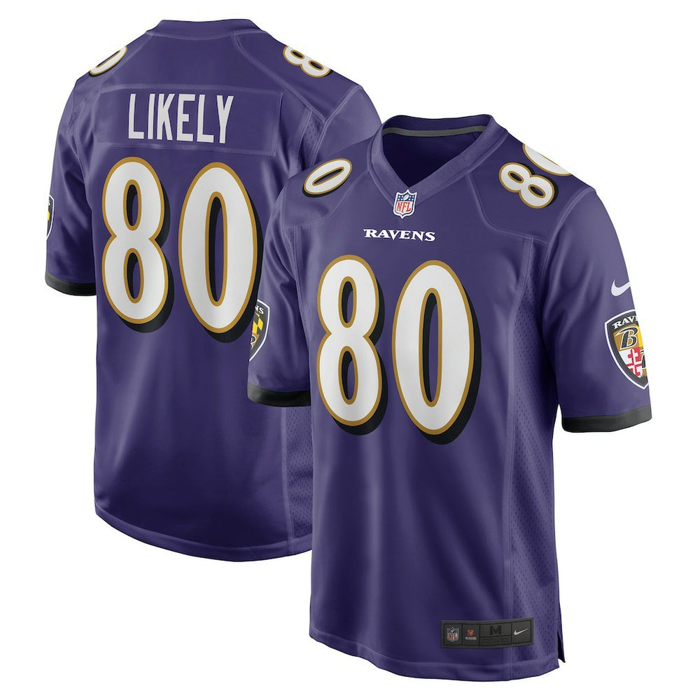 Isaiah Likely  Player Game Jersey - Baltimore Ravens Jerseys