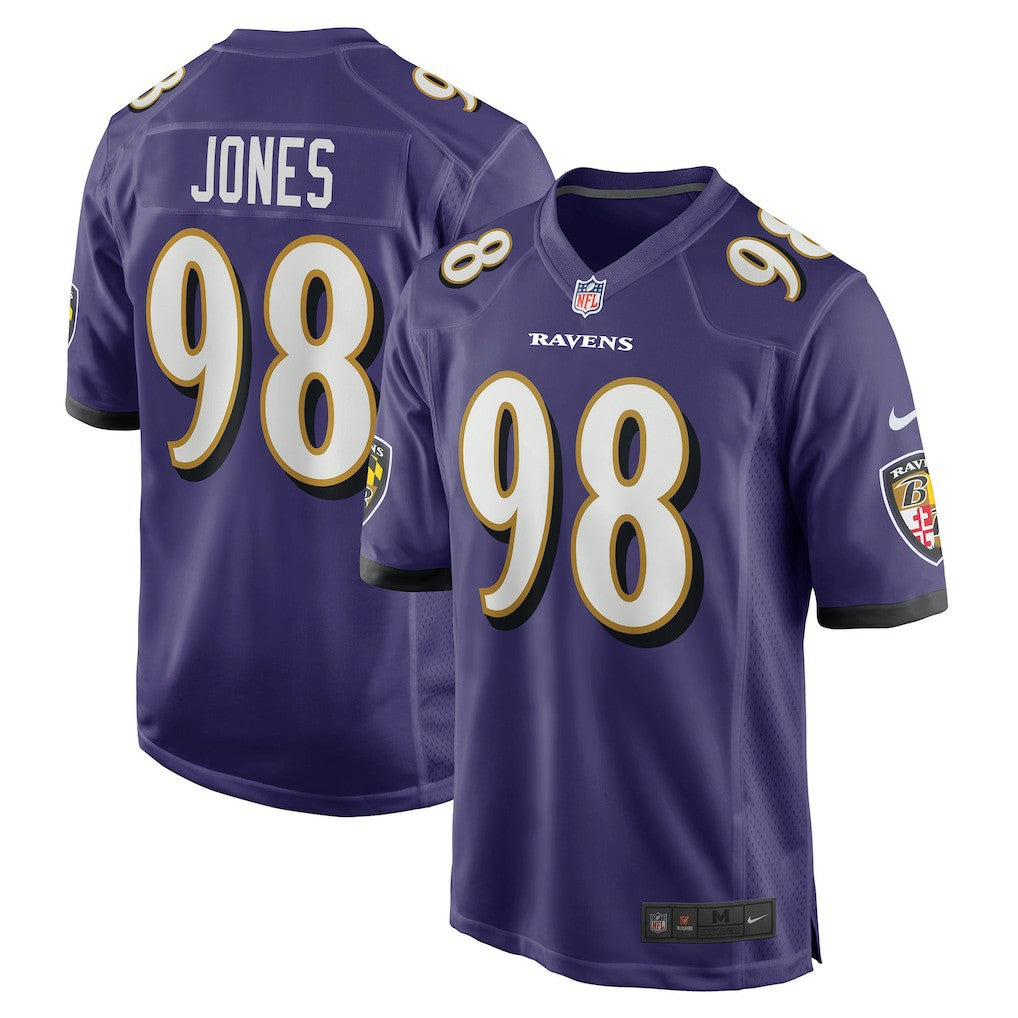 Travis Jones  Player Game Jersey - Baltimore Ravens Jerseys