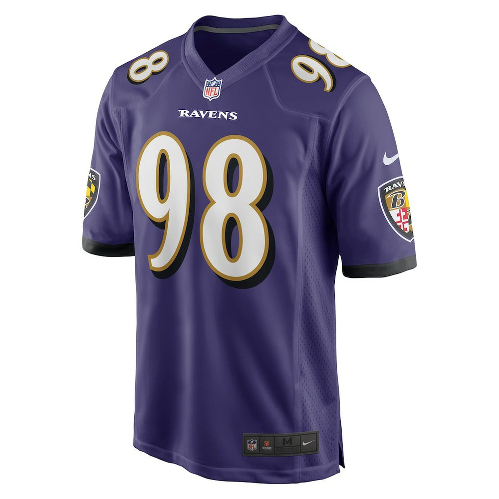 Travis Jones  Player Game Jersey - Baltimore Ravens Jerseys