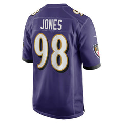 Travis Jones  Player Game Jersey - Baltimore Ravens Jerseys