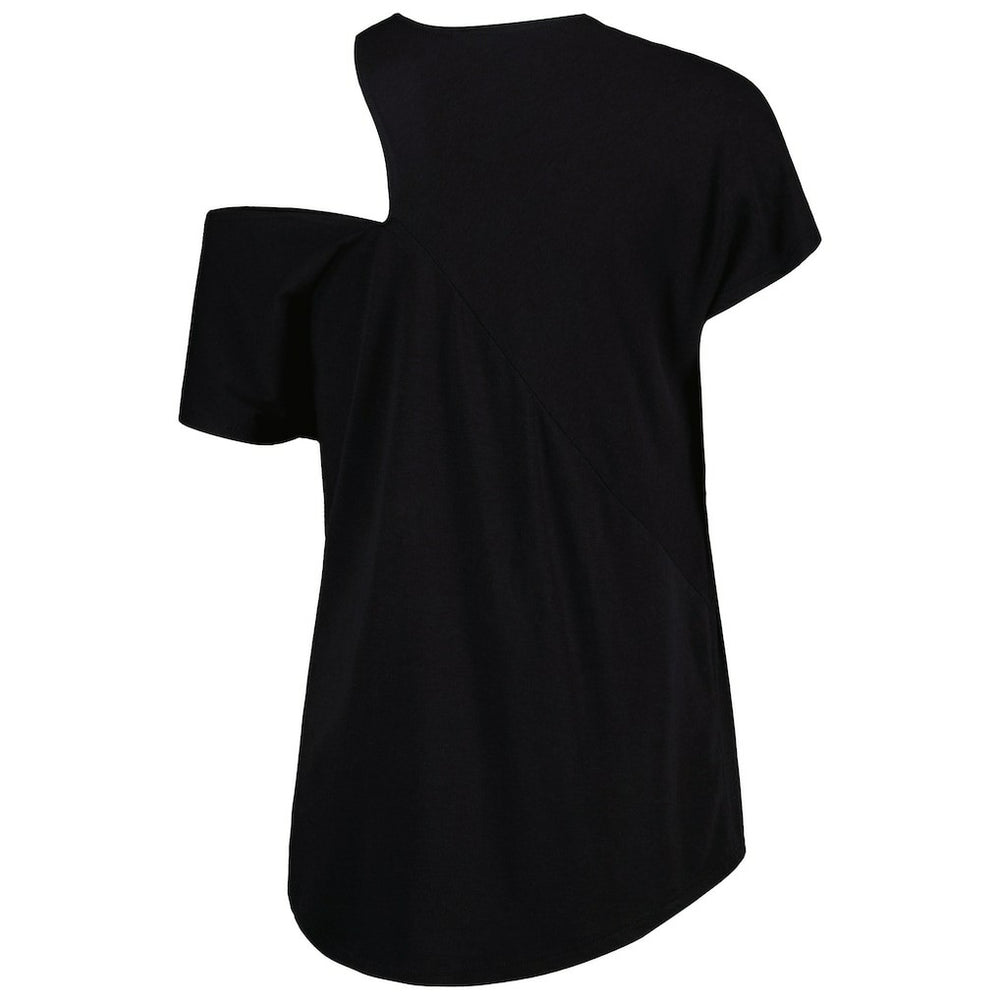 KIYA TOMLIN Women's Cut Out Tri-Blend Shirt - Baltimore Ravens