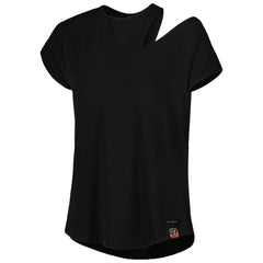 KIYA TOMLIN Women's Cut Out Tri-Blend Shirt - Cincinnati Bengals