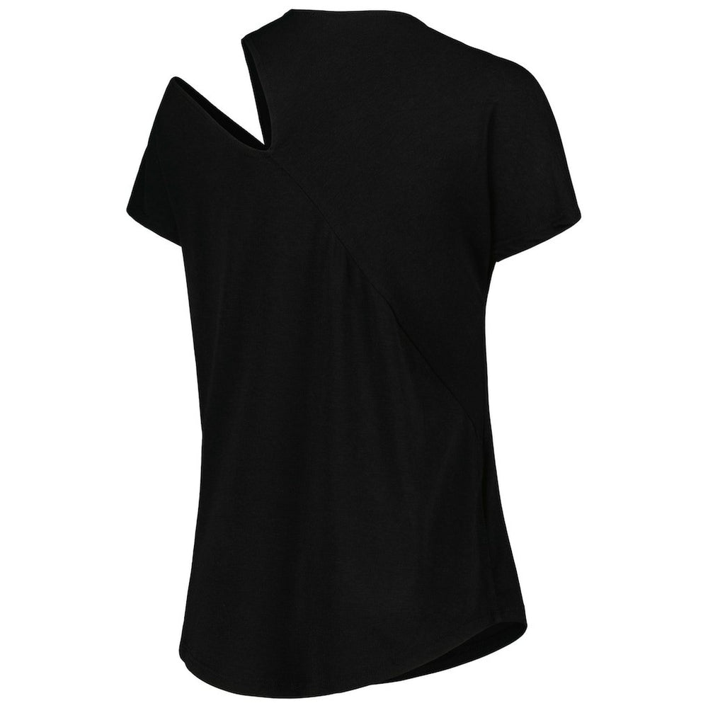 KIYA TOMLIN Women's Cut Out Tri-Blend Shirt - Cleveland Browns