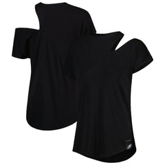 KIYA TOMLIN Women's Cut Out Tri-Blend Shirt - Philadelphia Eagles