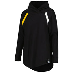 KIYA TOMLIN Women's Tri-Blend Raglan Pullover Sweatshirt - Pittsburgh Steelers Pullover