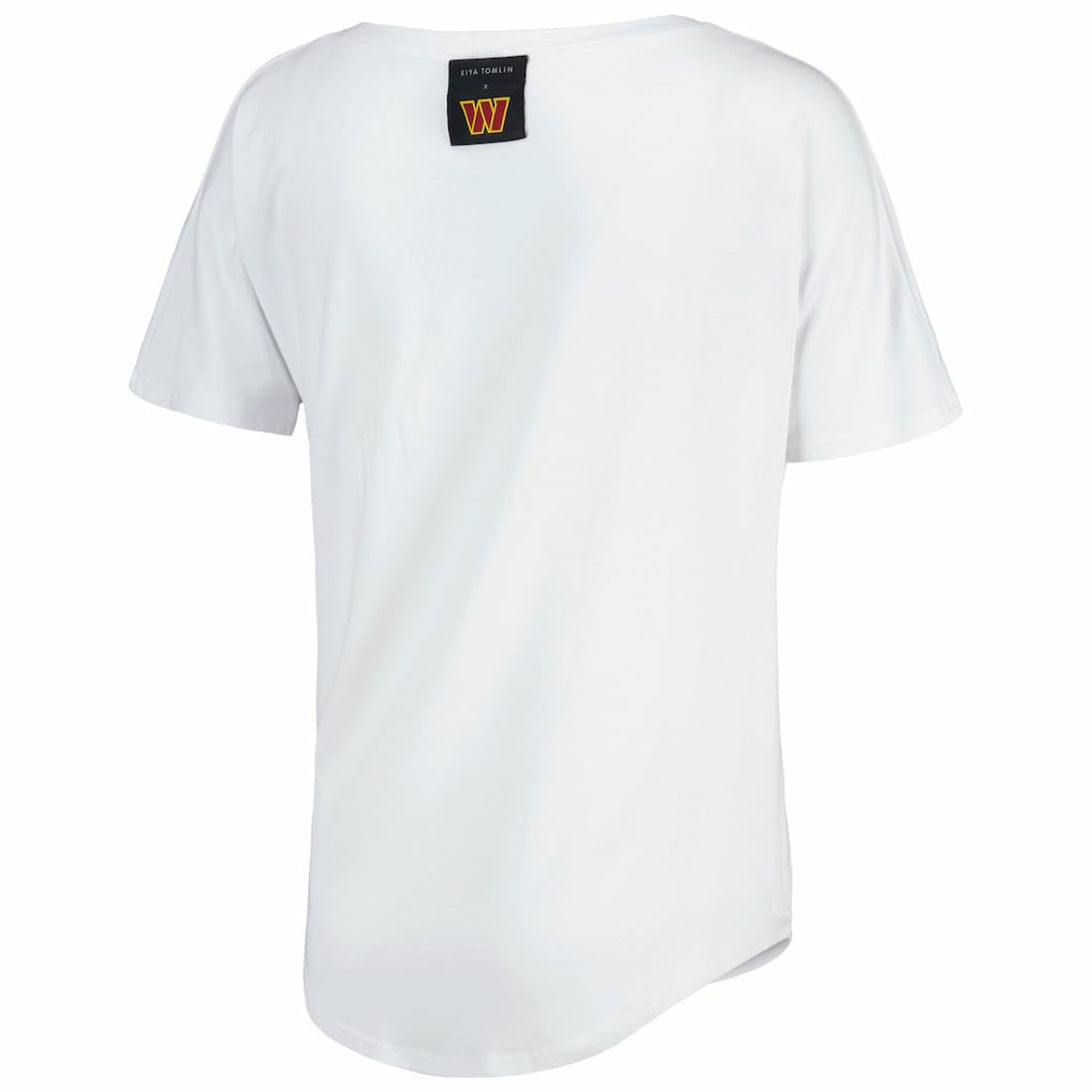 KIYA TOMLIN Women's V-Neck T-Shirt - Washington Commanders T-shirts