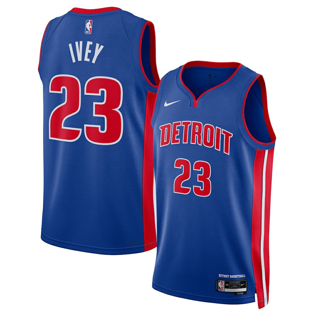 Nike Jaden Ivey Detroit Pistons Unisex 2022 NBA Draft First Round Pick Swingman Jersey sale