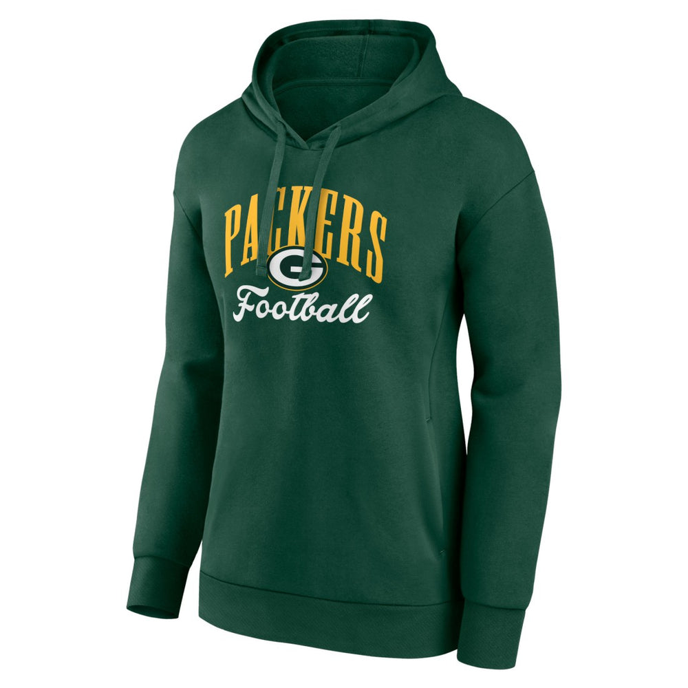 Women's Team Logo Victory Script Pullover Hoodie - Green Bay Packers Hoodies