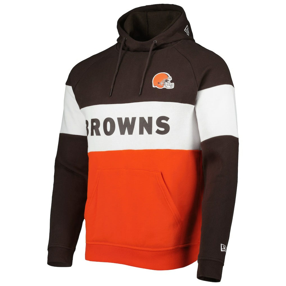 Colorblock Current Pullover Hoodie - Cleveland Browns Hoodies
