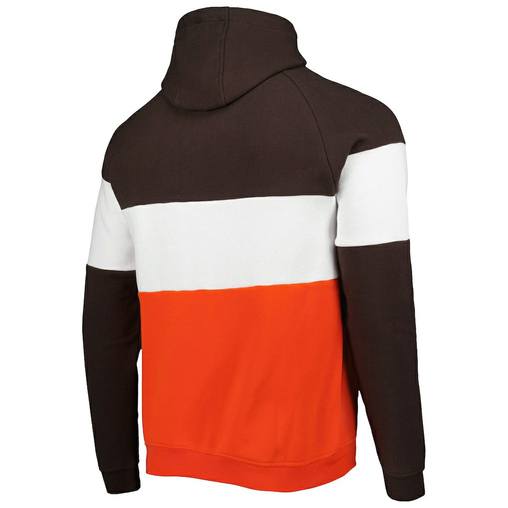Colorblock Current Pullover Hoodie - Cleveland Browns Hoodies