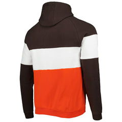 Colorblock Current Pullover Hoodie - Cleveland Browns Hoodies