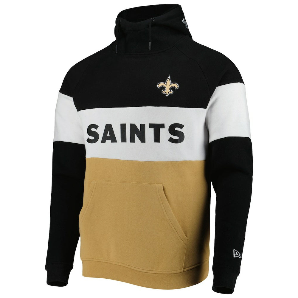 Colorblock Current Pullover Hoodie - New Orleans Saints Hoodies
