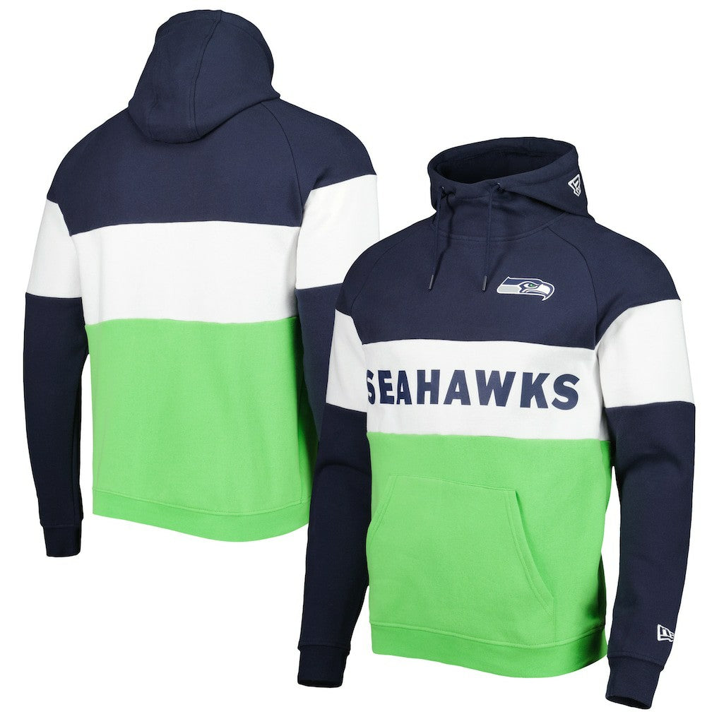 Colorblock Current Pullover Hoodie - Seattle Seahawks Hoodies
