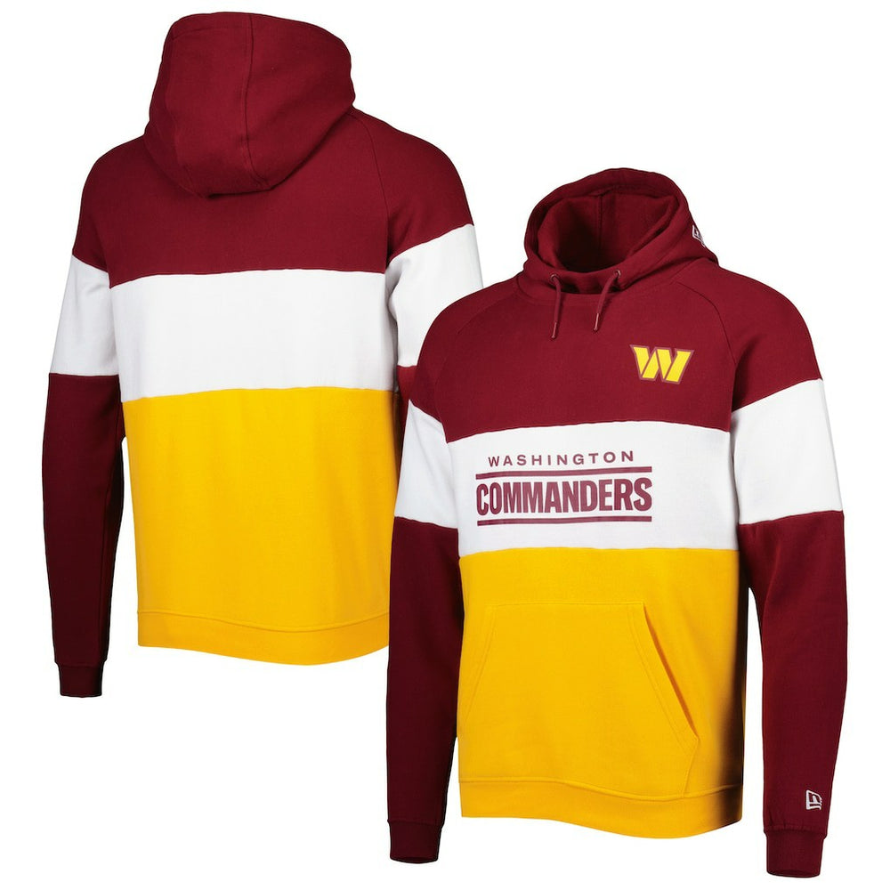 Colorblock Current Pullover Hoodie - Washington Commanders Hoodies