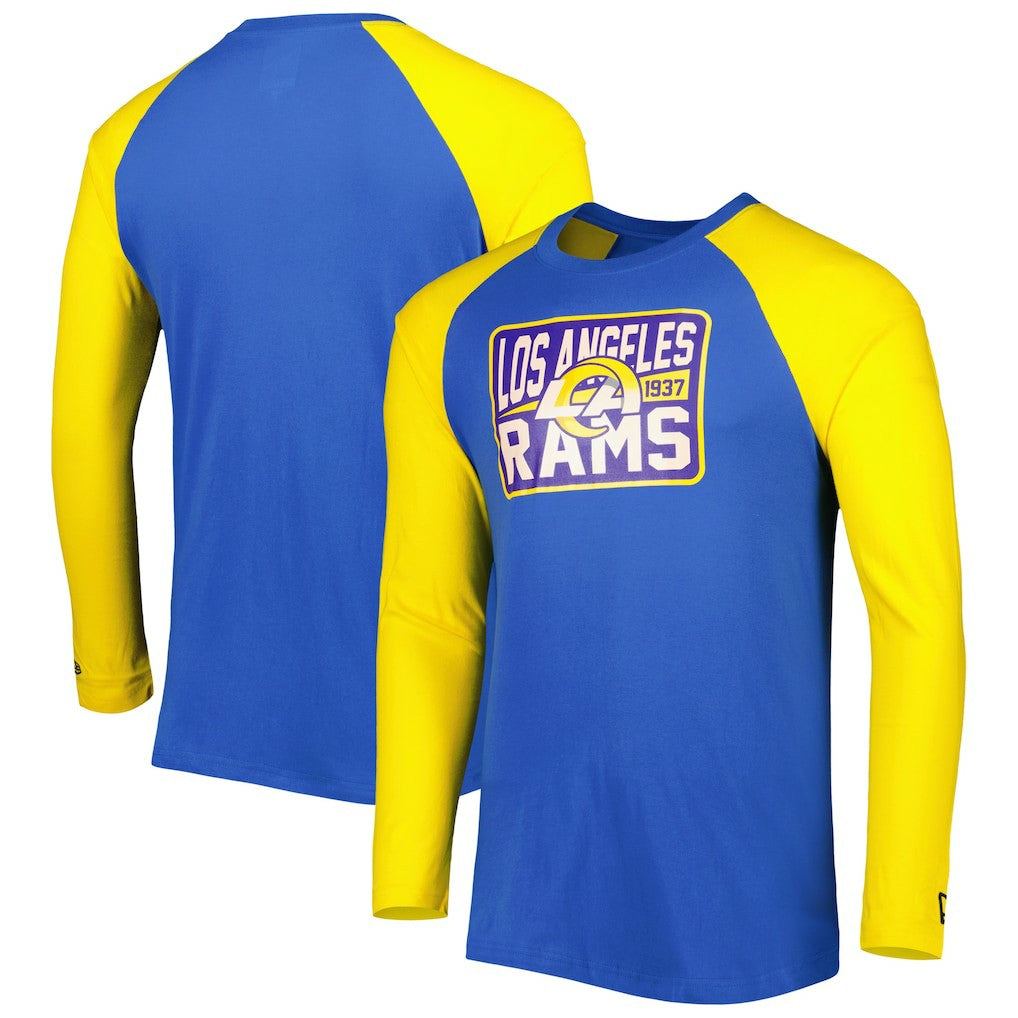 Current Raglan Long Sleeve T-Shirt - Los Angeles Rams T-shirts