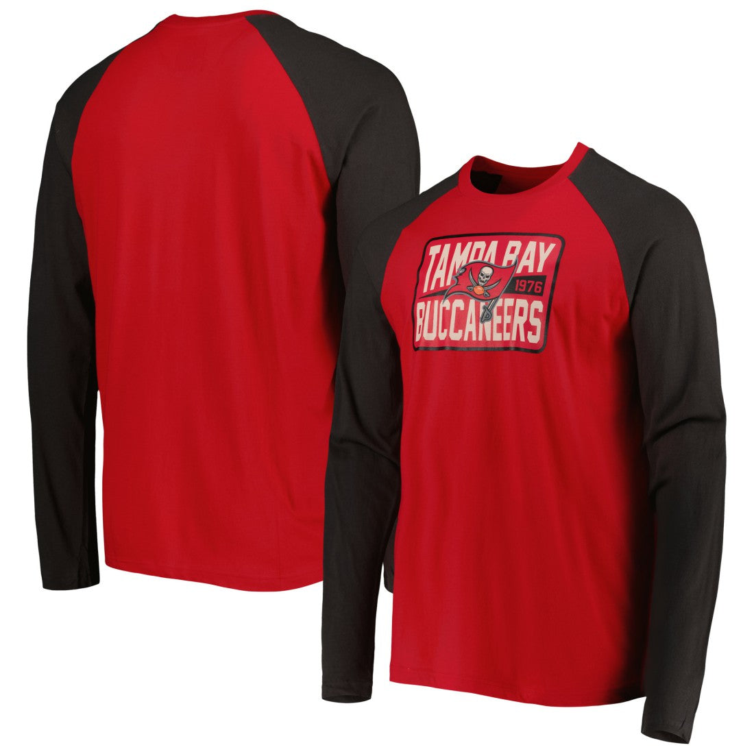 Current Raglan Long Sleeve T-Shirt - Tampa Bay Buccaneers T-shirts