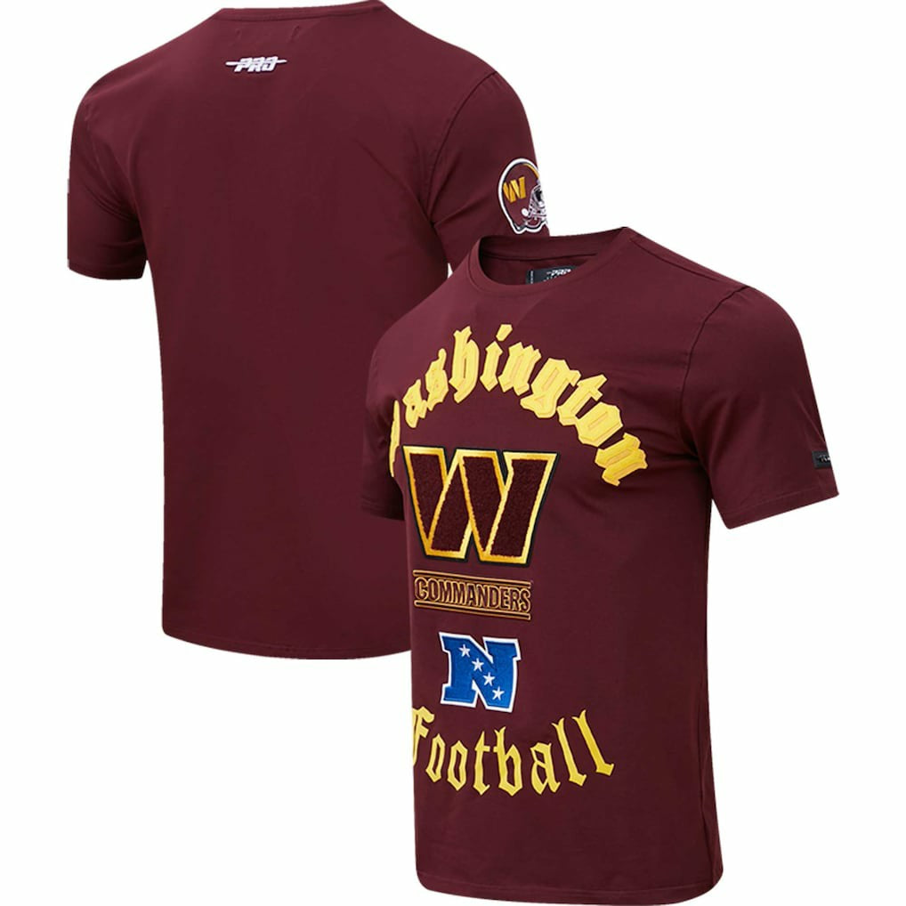 Pro Standard Old English T-Shirt - Washington Commanders T-shirts