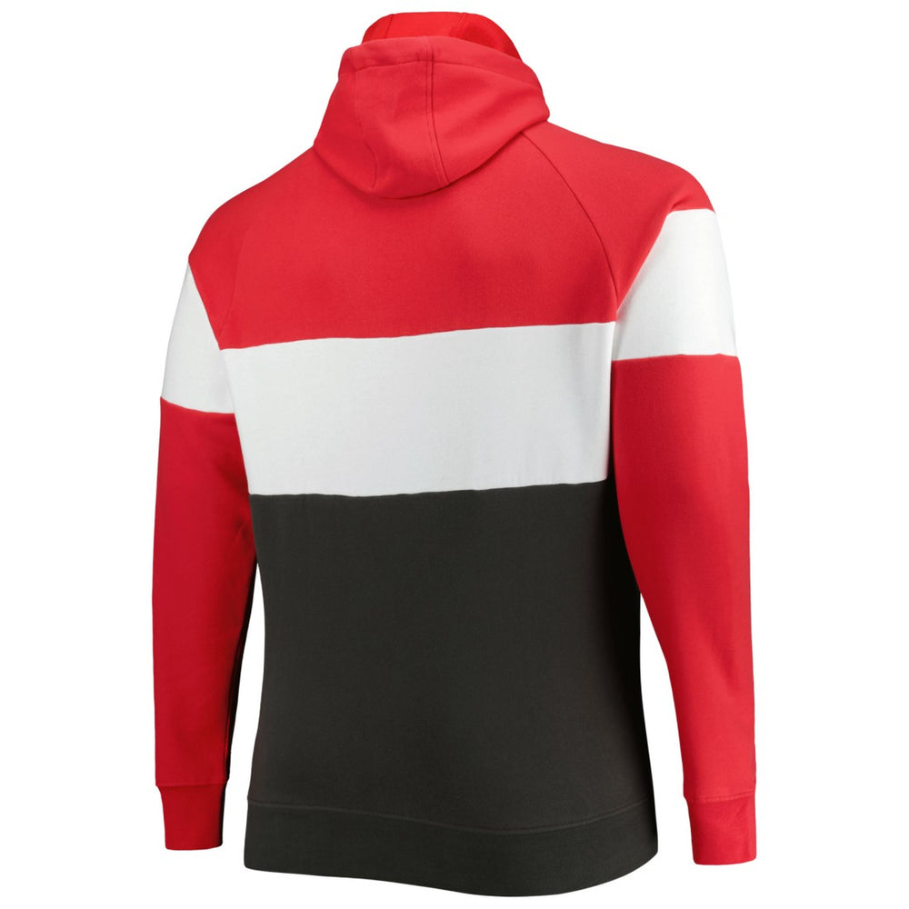 Big & Tall Current Team Colorblock Fleece Raglan Pullover Hoodie - Tampa Bay Buccaneers Hoodies