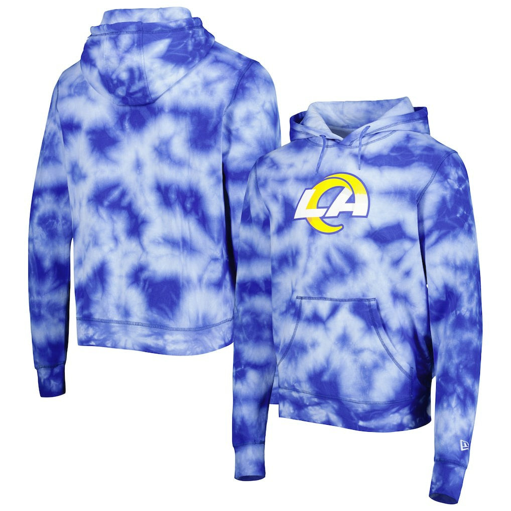 Team Tie-Dye Pullover Hoodie - Los Angeles Rams Hoodies