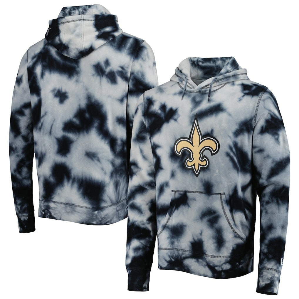 Team Tie-Dye Pullover Hoodie - New Orleans Saints Hoodies