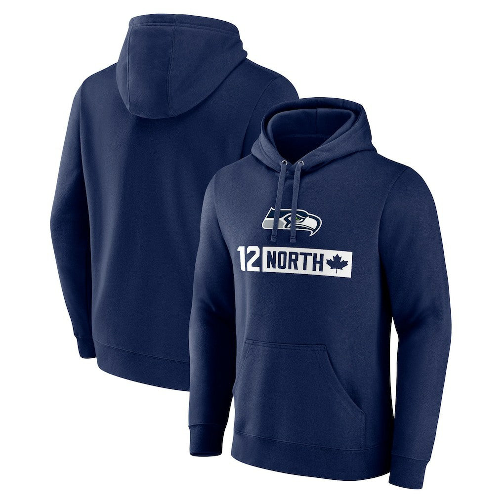 12 North Pullover Hoodie - Seattle Seahawks Hoodies
