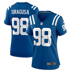 Tony Siragusa  Women's Game Retired Player Jersey - Indianapolis Colts Jerseys