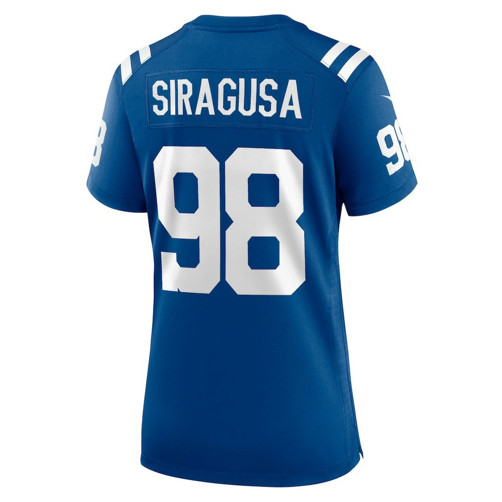 Tony Siragusa  Women's Game Retired Player Jersey - Indianapolis Colts Jerseys
