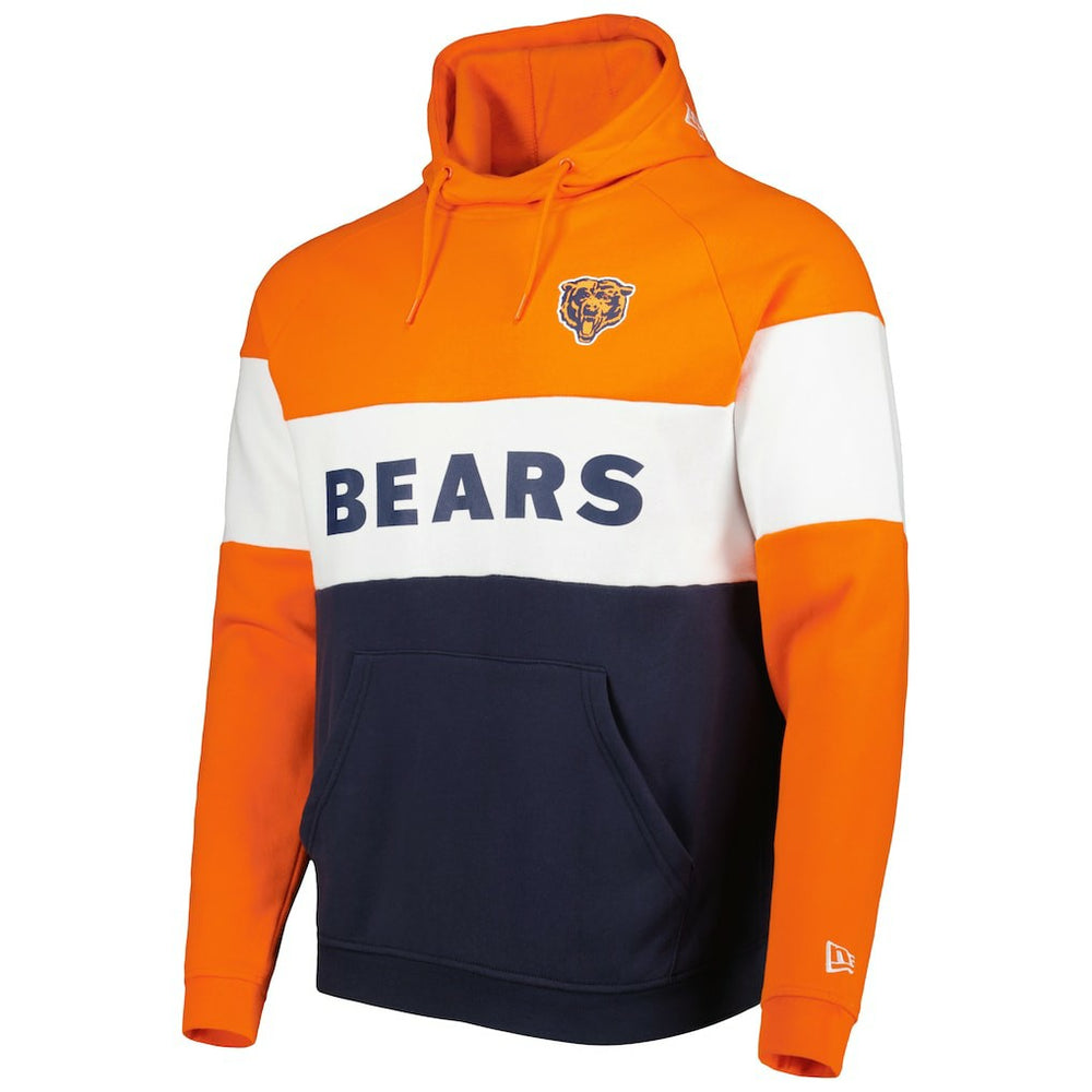 Colorblock Throwback Pullover Hoodie - Chicago Bears Hoodies