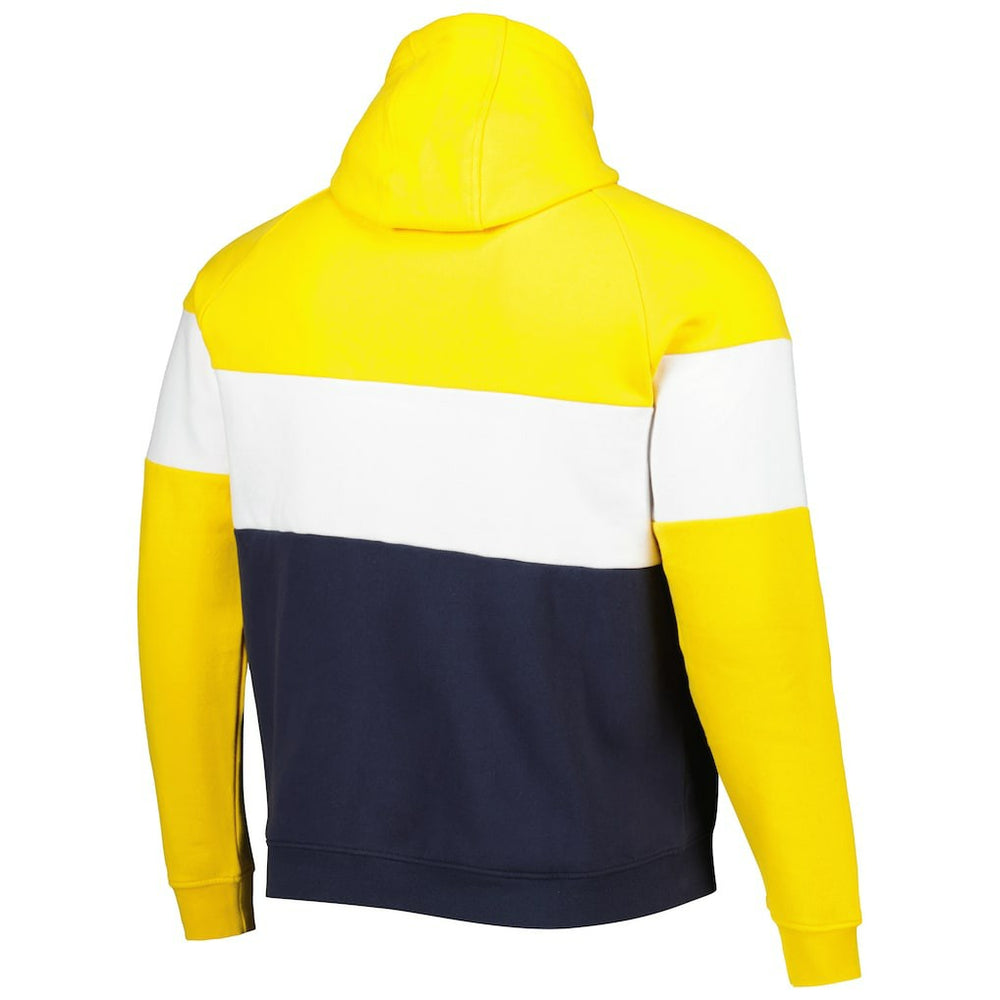 Colorblock Throwback Pullover Hoodie - Los Angeles Rams Hoodies