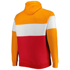 Big & Tall Throwback Colorblock Raglan Pullover Hoodie - Tampa Bay Buccaneers Hoodies