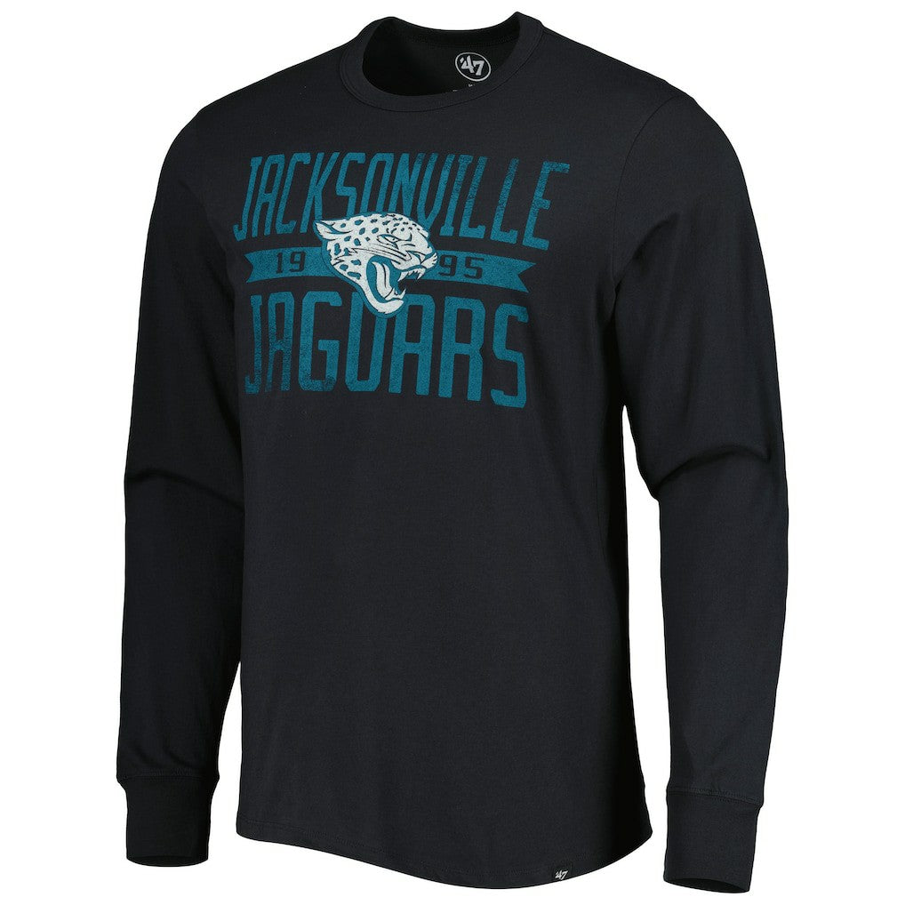 '47 Brand Wide Out Franklin Long Sleeve T-Shirt - Jacksonville Jaguars T-shirts