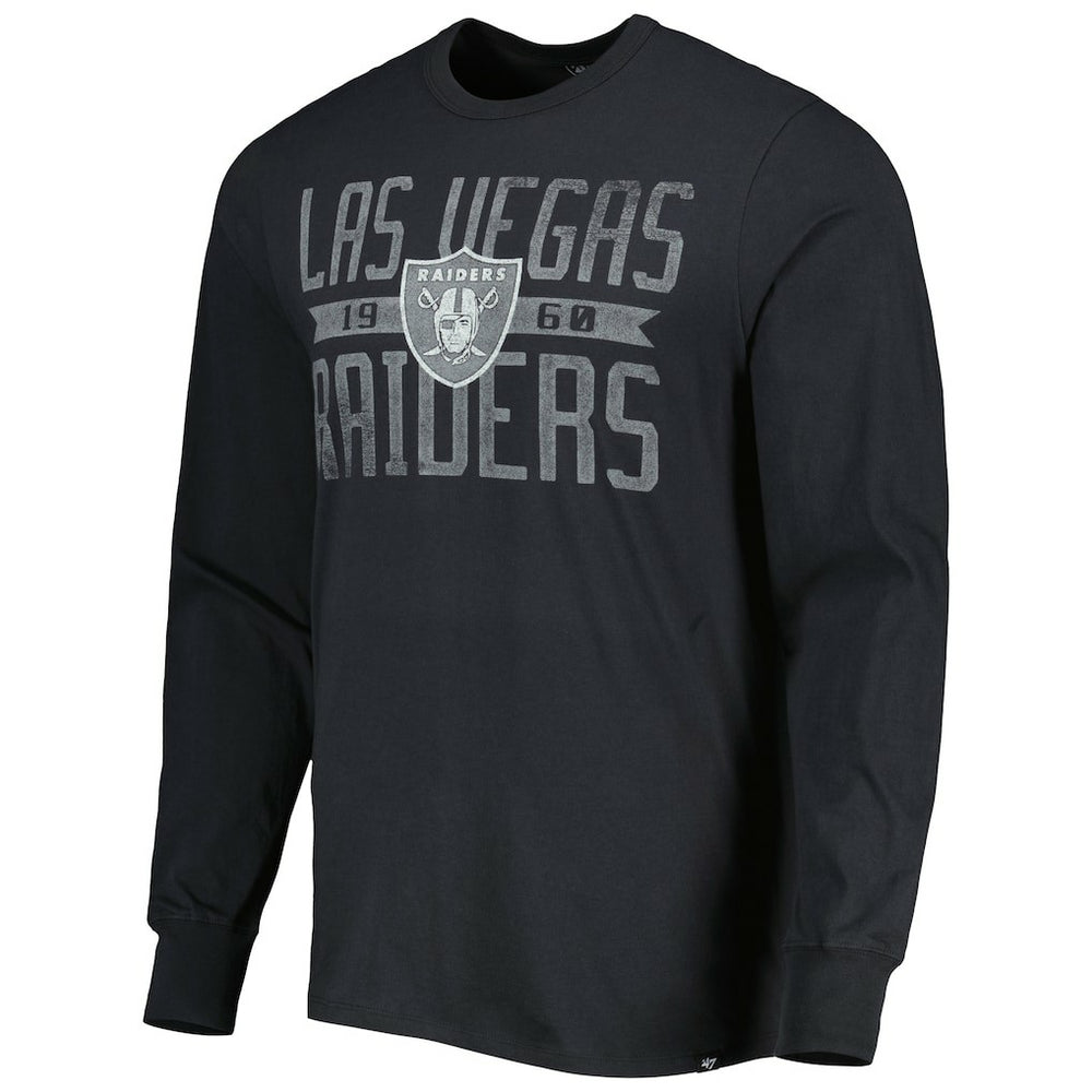 '47 Brand Wide Out Franklin Long Sleeve T-Shirt - Las Vegas Raiders T-shirts