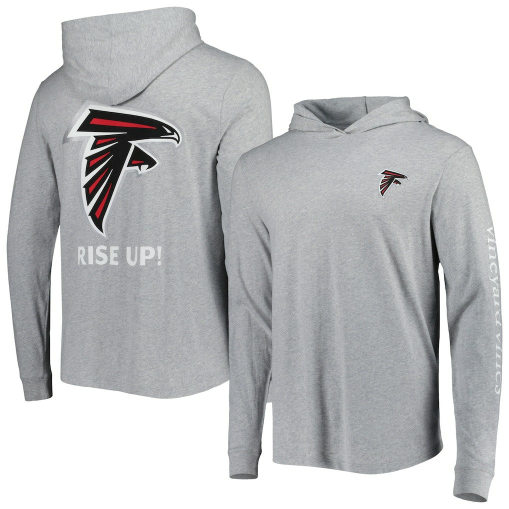 Vineyard Vines Local Long Sleeve Hoodie T-Shirt - Atlanta Falcons Hoodies
