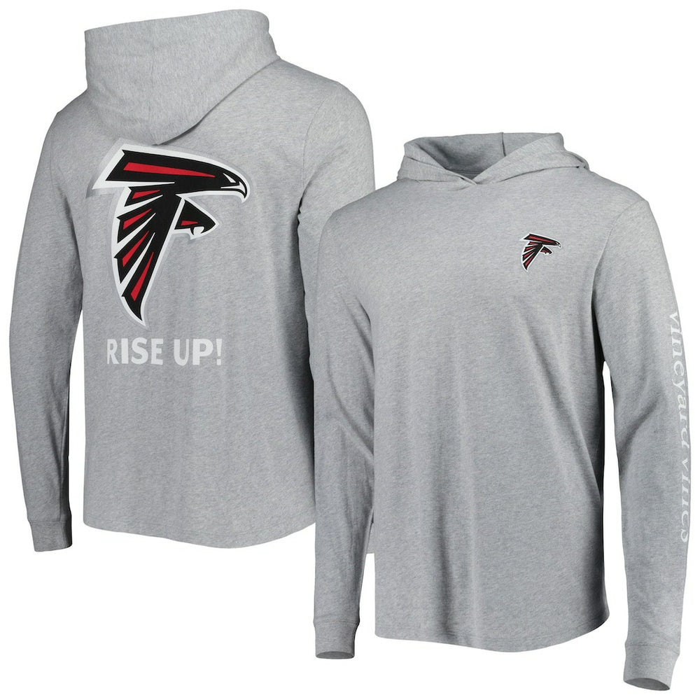 Vineyard Vines Local Long Sleeve Hoodie T-Shirt - Atlanta Falcons Hoodies