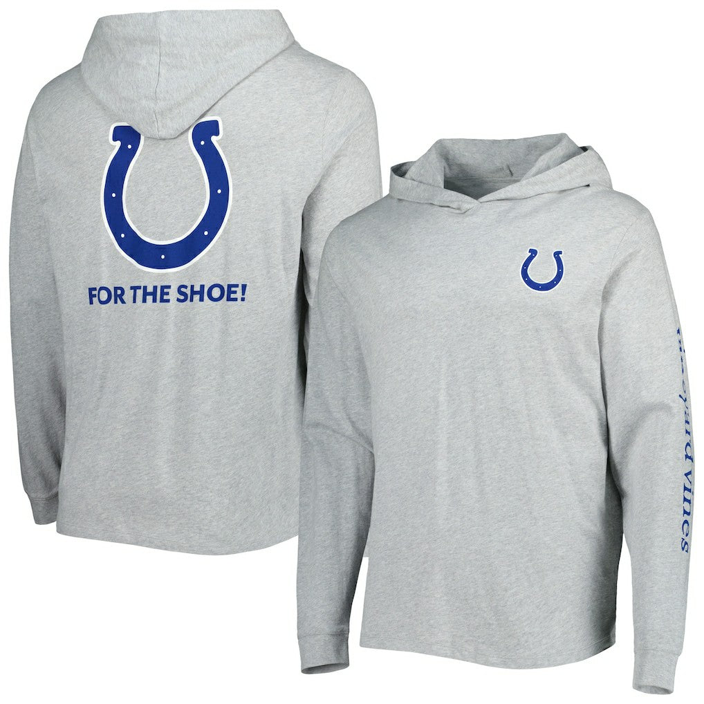 Vineyard Vines Local Long Sleeve Hoodie T-Shirt - Indianapolis Colts Hoodies