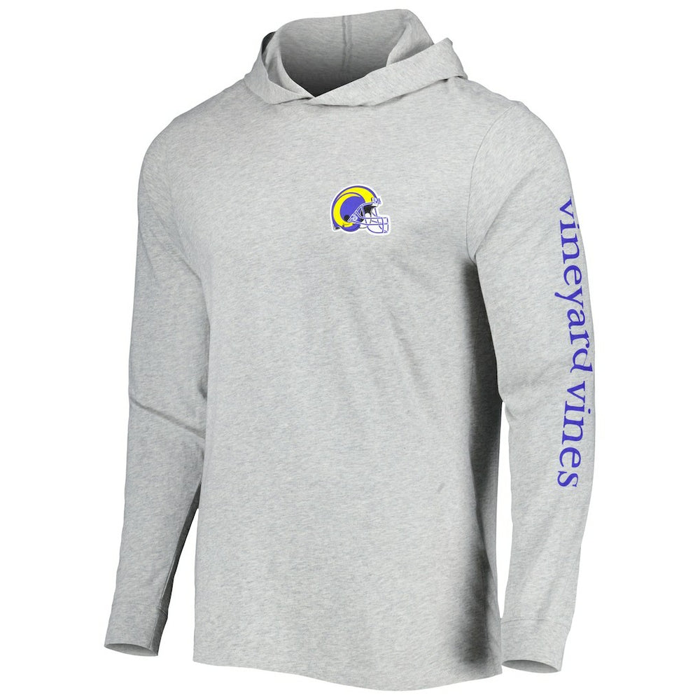 Vineyard Vines Local Long Sleeve Hoodie T-Shirt - Los Angeles Rams Hoodies