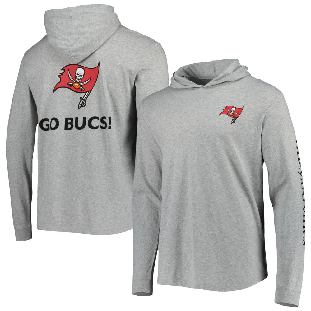 Vineyard Vines Local Long Sleeve Hoodie T-Shirt - Tampa Bay Buccaneers Hoodies