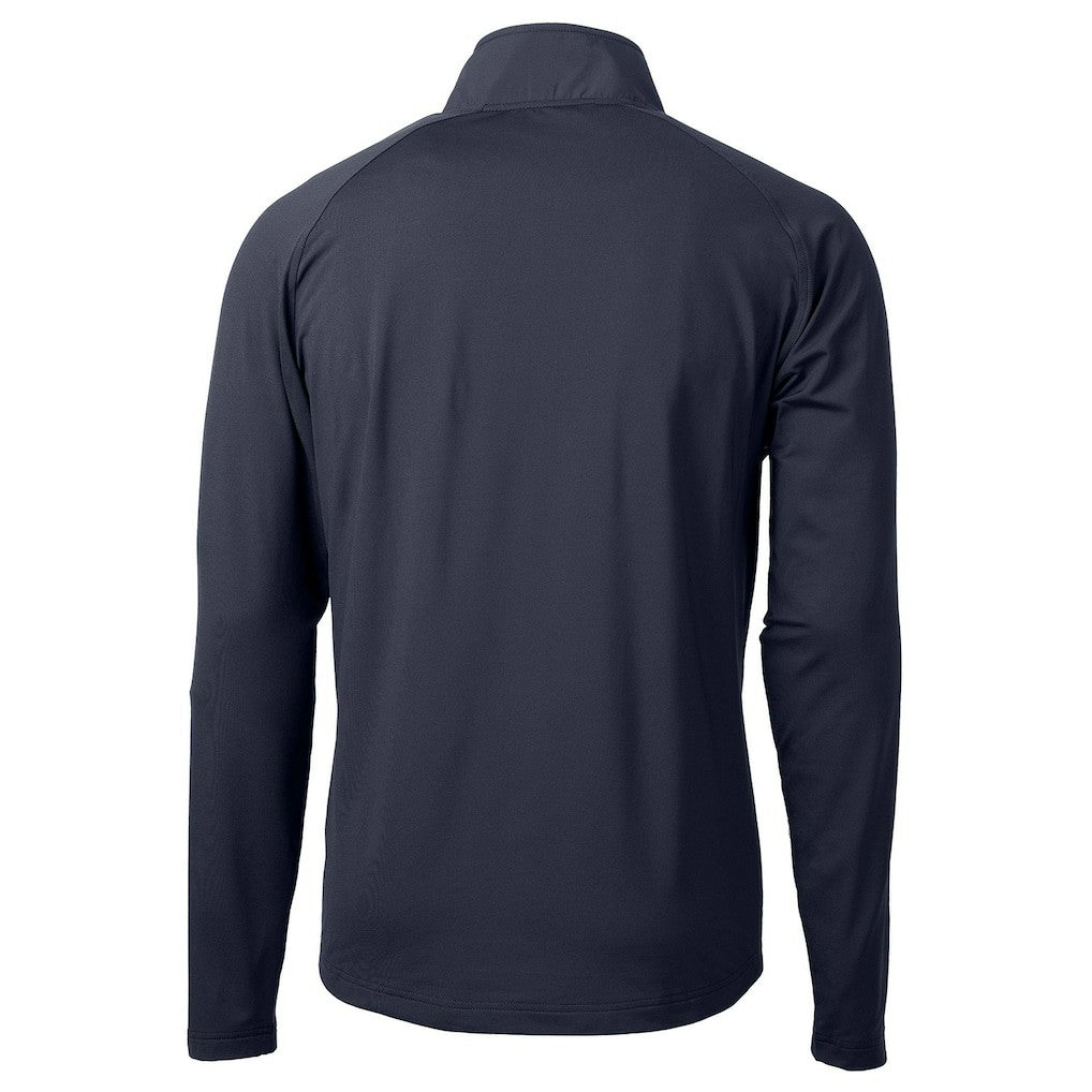 Cutter & Buck Adapt Eco Knit Hybrid Recycled Quarter-Zip Pullover Top - Denver Broncos Pullover