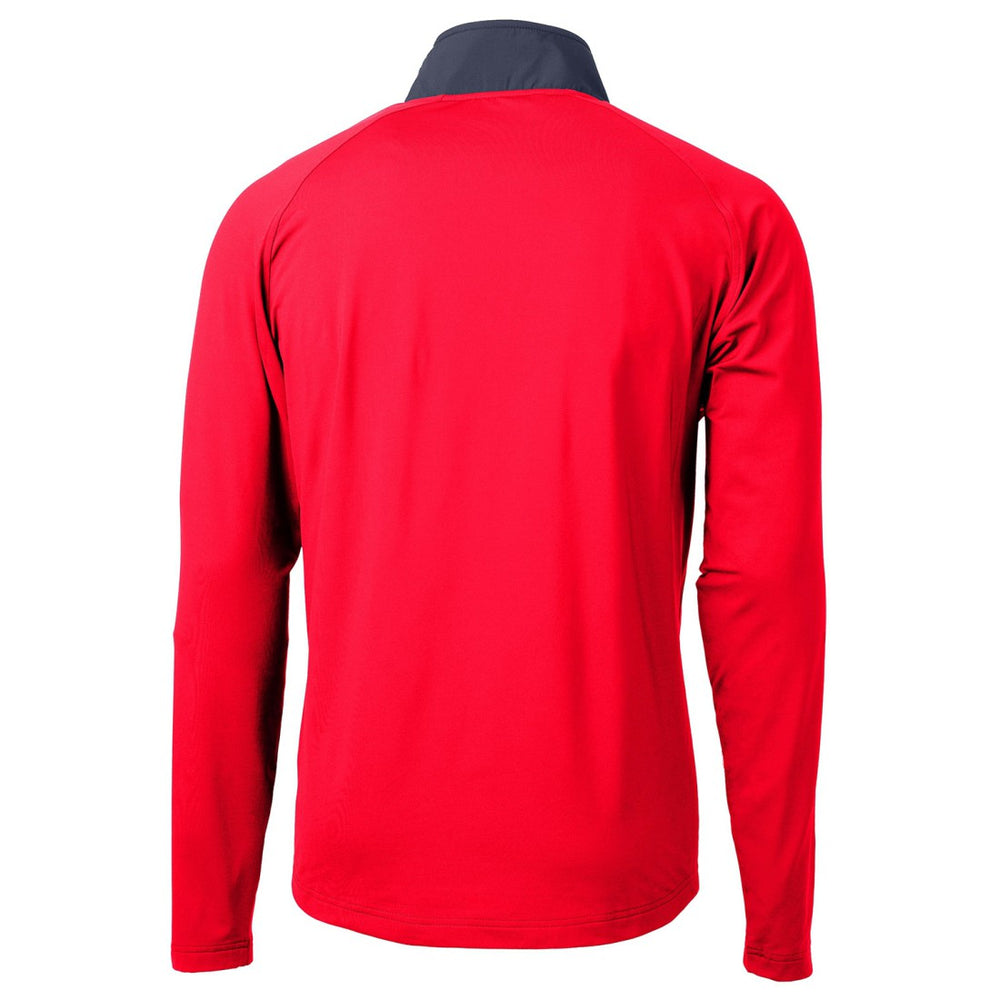 Cutter & Buck Adapt Eco Knit Hybrid Recycled Quarter-Zip Pullover Top - Houston Texans Pullover