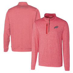 Cutter & Buck Americana Stealth Quarter-Zip Pullover Top - Buffalo Bills Pullover
